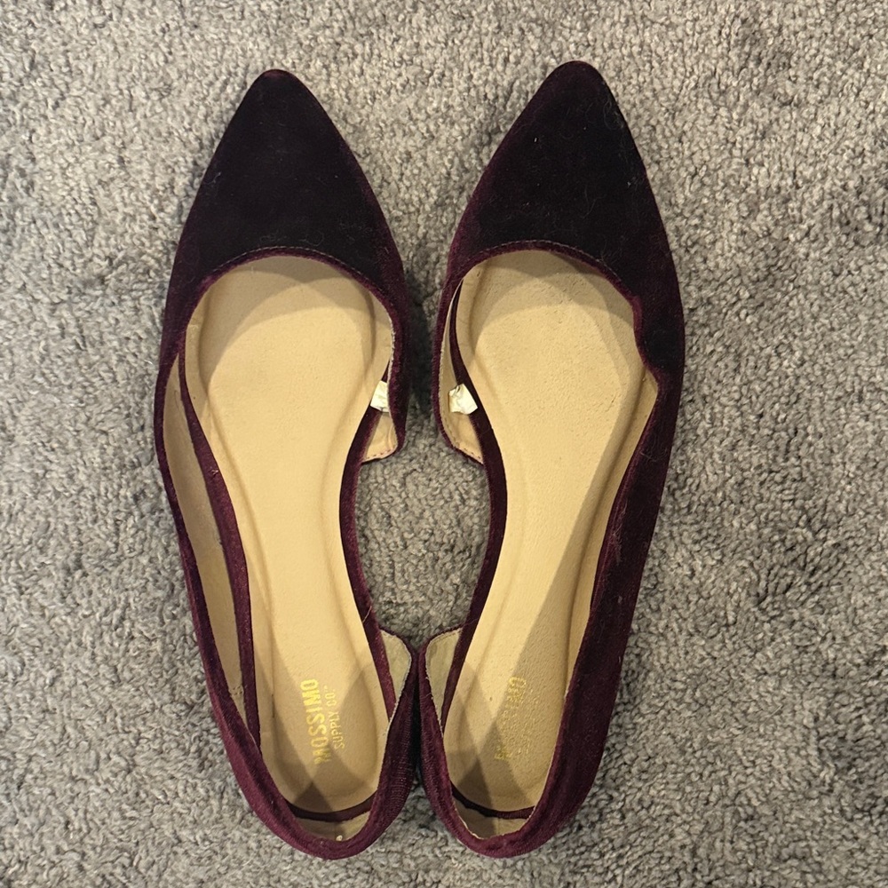 Mossimo Supply Co. Dark Red Flats